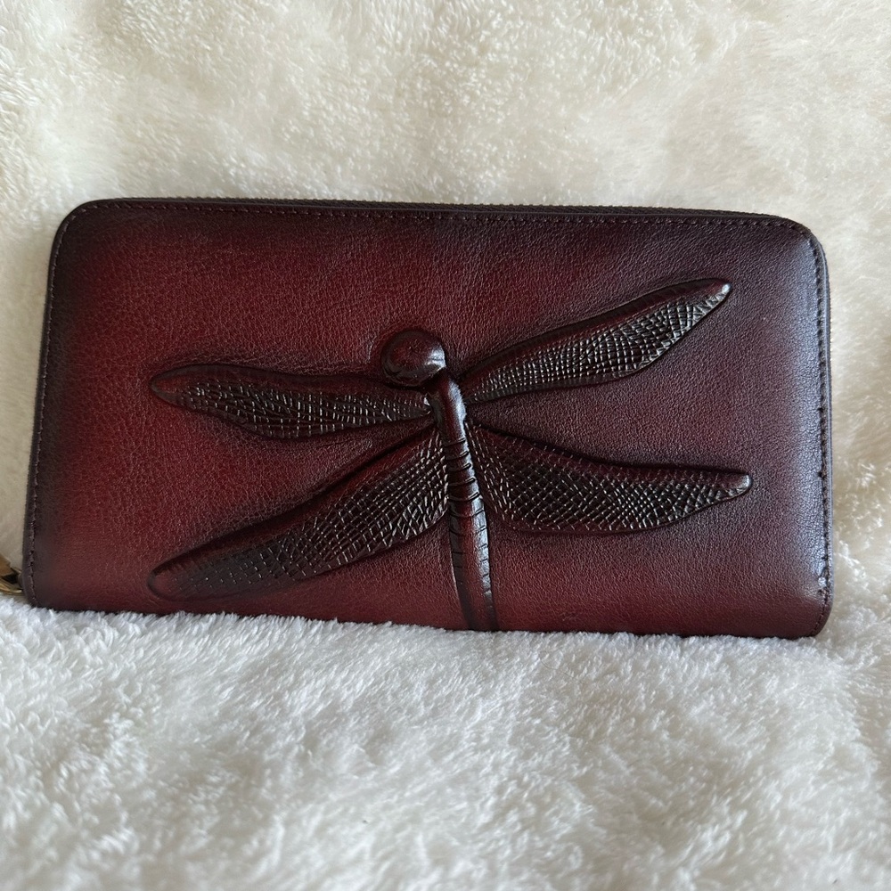 Dragonfly Long Zip Wallet